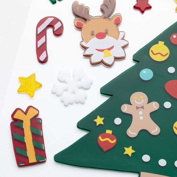 CHRISTMAS TPR WINDOW STICKER XMAS-TREE N2TB