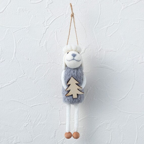 HANGING ORNAMENT TREE SHEEP 2NGL