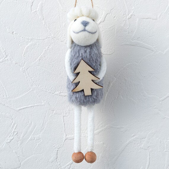 HANGING ORNAMENT TREE SHEEP 2NGL