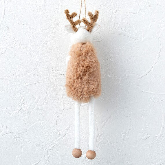 HANGING ORNAMENT STAR REINDEER 2NGL
