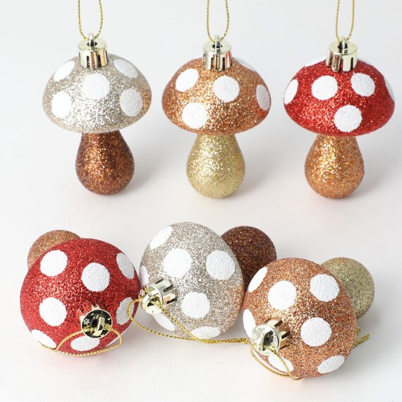 CHRISTMAS S/6 MUSHROOM NTR21024 N2KR