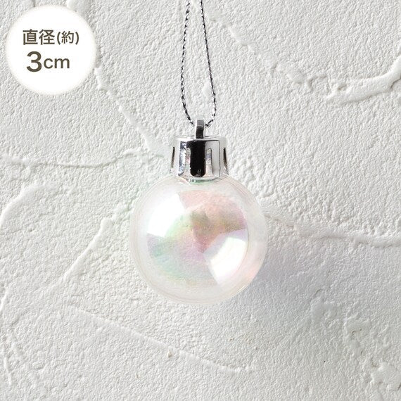 CHRISTMAS S/10 3+4+5CM BALL GOLD NTR21012 N2KR