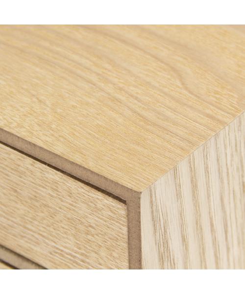 A4 DRAWER NATURAL WOOD 3-TIER NA