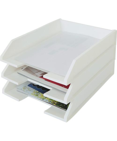 A4 Stacking Tray WH (26 x 34.5 x 6CM)