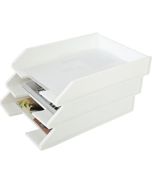 A4 Stacking Tray WH (26 x 34.5 x 6CM)