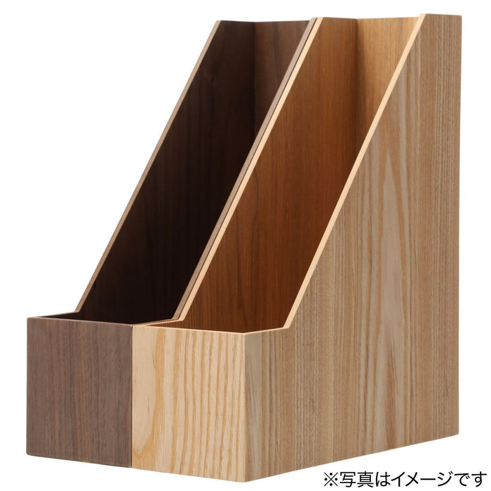File Stand Natural Wood 2 NA