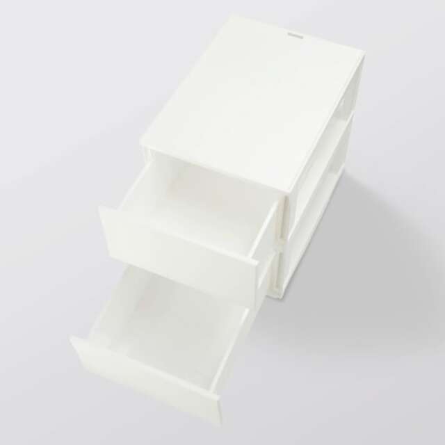 Drawer N-Inbox 2 V Half 2-Tier WH