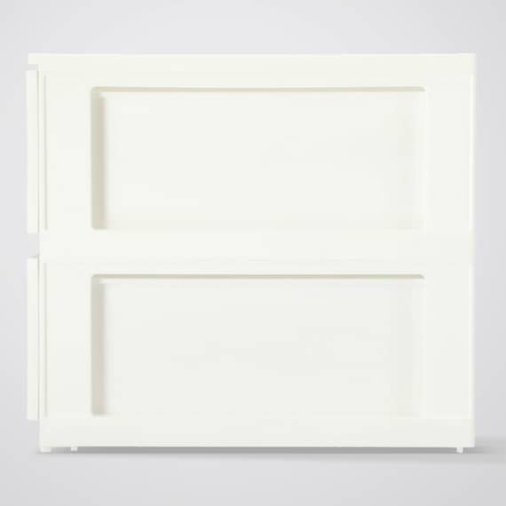 Drawer N-Inbox 2 Reg 2-Tier 2DR WH