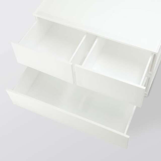 Drawer N-Inbox 2 Reg 2-Tier 3DR WH