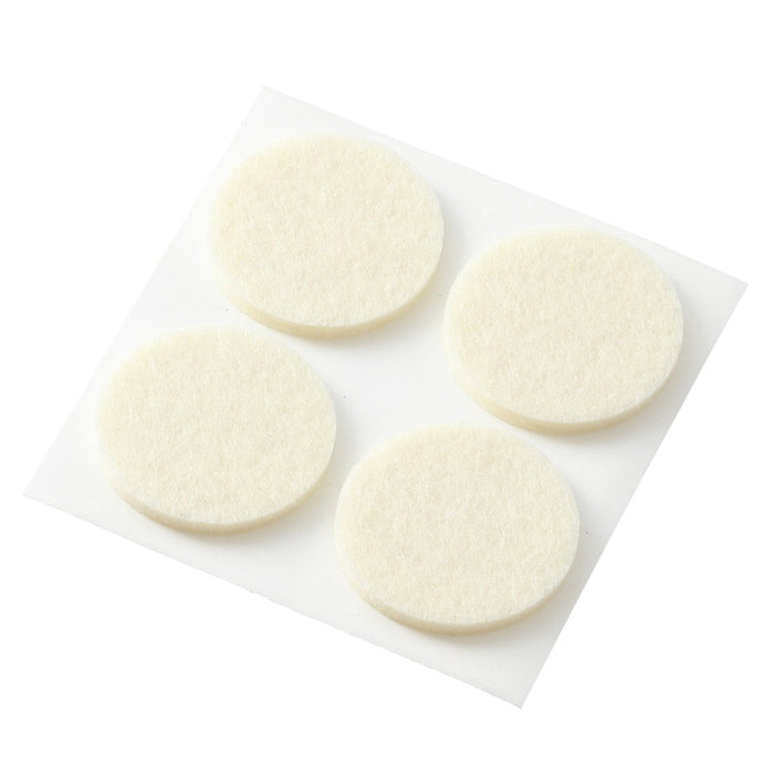 CUSHION COVER FELT 12 PCS WH