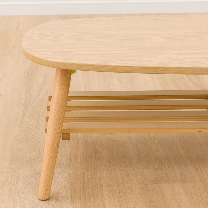 LEG-FOLD TABLE RP9045 OVAL W/SHELF NA