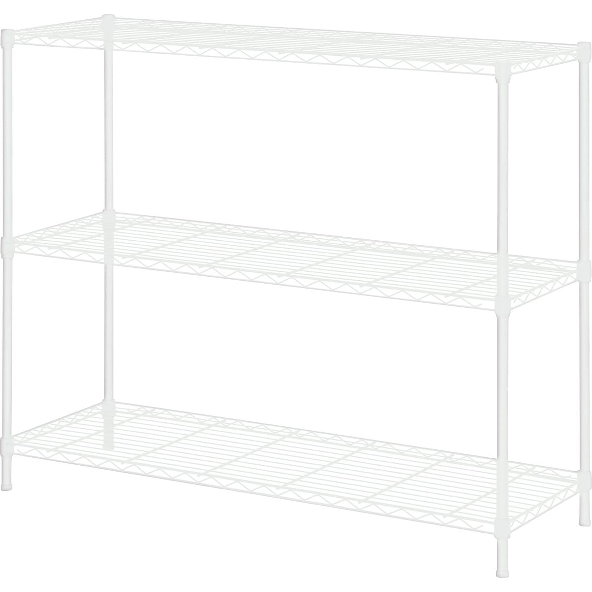 STEEL RACK CUSTOM 11540 2-TIER WH