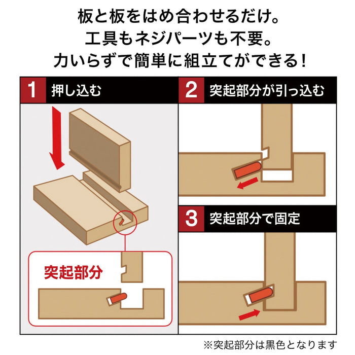 N-Click Box 3 Regular Size 2-Tier MBR