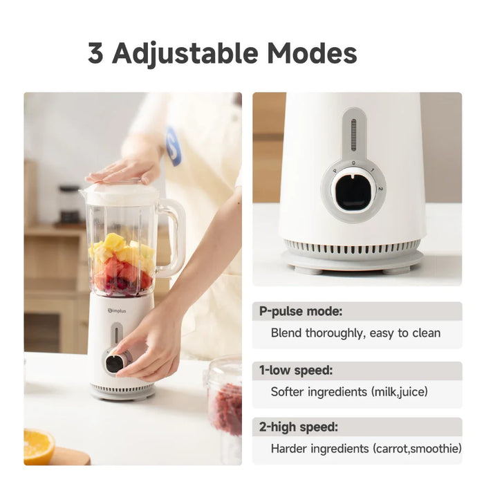 3-IN-1 FOOD PROCESSOR 005 380W 1.25L WHITE