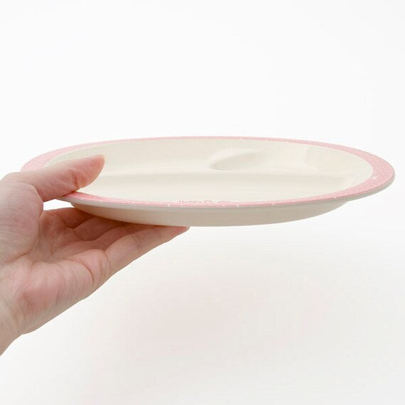 Kids Lunch Plate Happy Bunny W23.5xD19.2xH2
