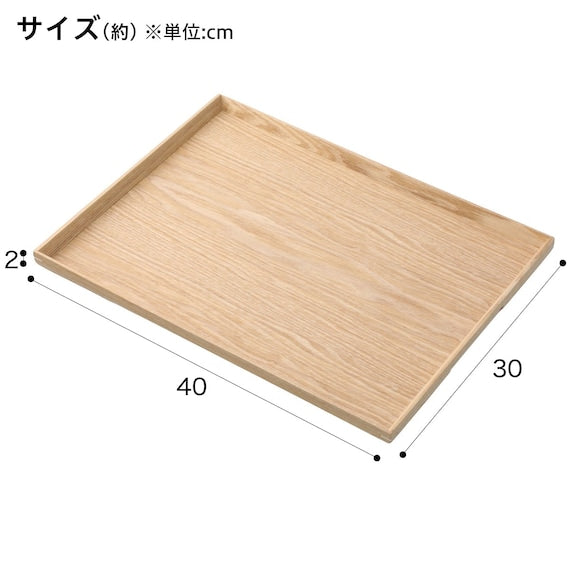 NON-SLIP TRAY L (40 X 30 X 2CM)
