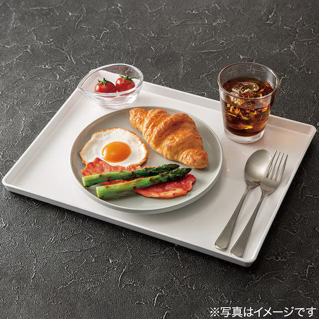 NON-SLIP TRAY WH S (30 X 22 X 1.7CM)