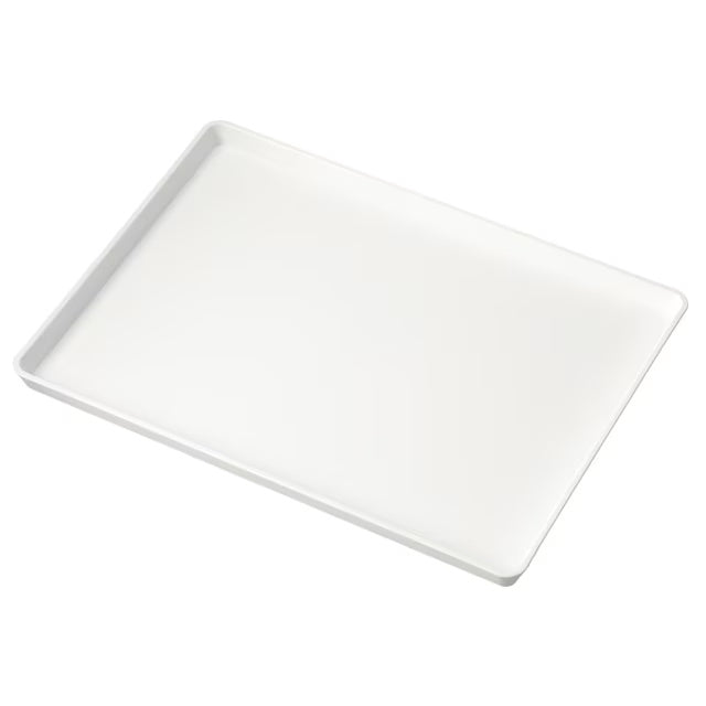NON-SLIP TRAY WH S (30 X 22 X 1.7CM)