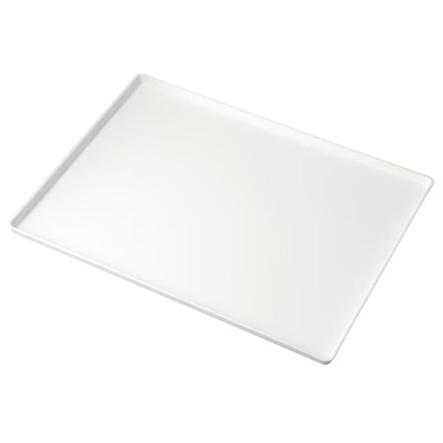 NON-SLIP TRAY WH M (36 X 28 X 1.7CM)
