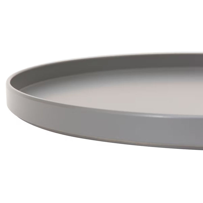 STACKING TRAY CIRCLE 24CM DGY