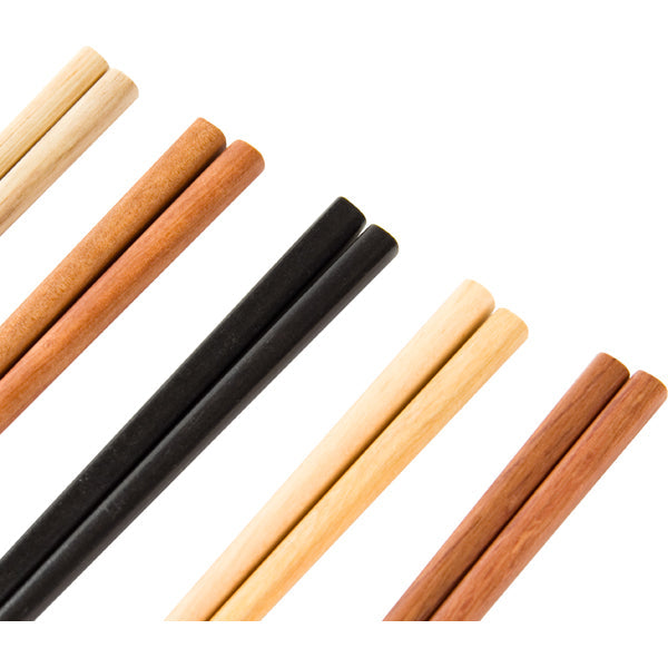 Chopsticks Wood 5-Pcs 22.5CM WP8-25ST