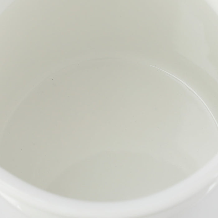 Enamel 1.1L Oil Pot YF-A-012 WH