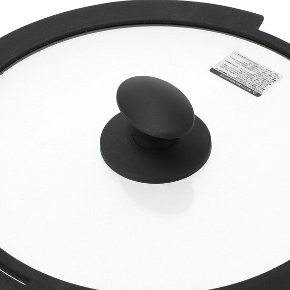 Silicone-Rimmed Glass Lid for Toreru Series (28CM)