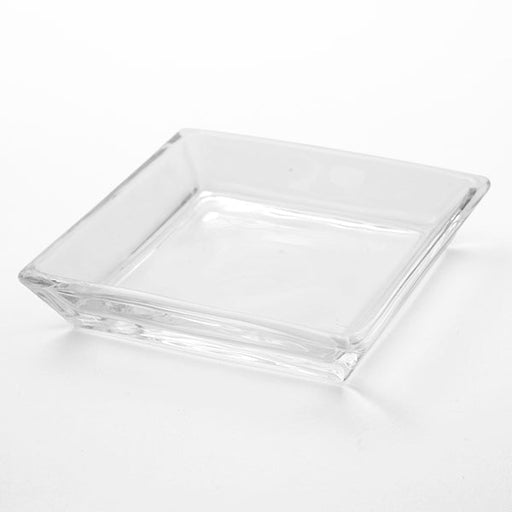 GLASS SQUARE PLATE 10CM - Main Image