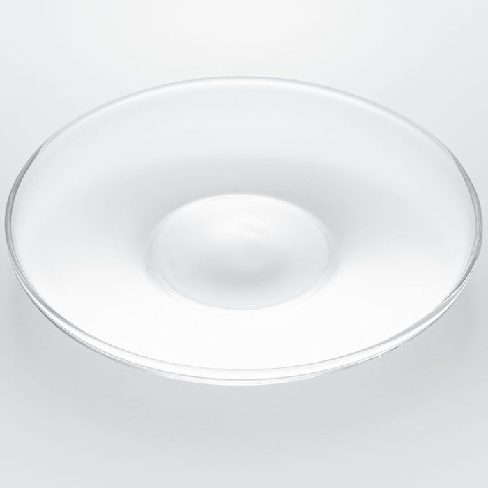Heat-Resistant Glass Cup and Saucer 300ML MC-03