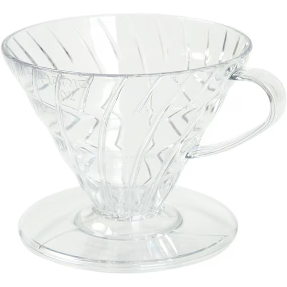 PLASTIC COFFEE DRIPPER 02 V60 CLEAR