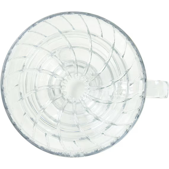 PLASTIC COFFEE DRIPPER 02 V60 CLEAR