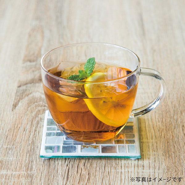 HEAT-RESISTANT GLASS MUG CUP 300ML DG806-1