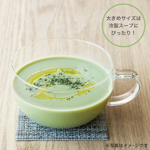 HEAT-RESISTANT GLASS MUG CUP 300ML DG806-1