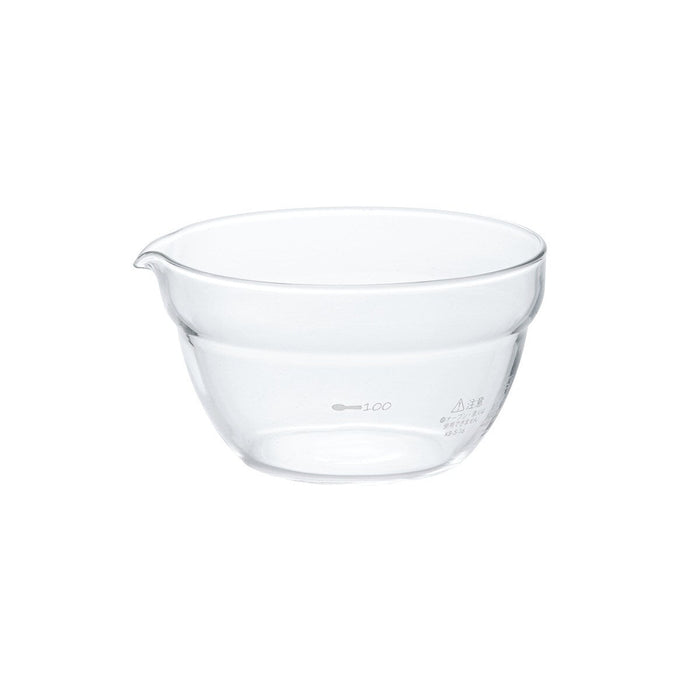 HEAT RESISTANT GLASS SINGLE SPOUT BOWL 200ML