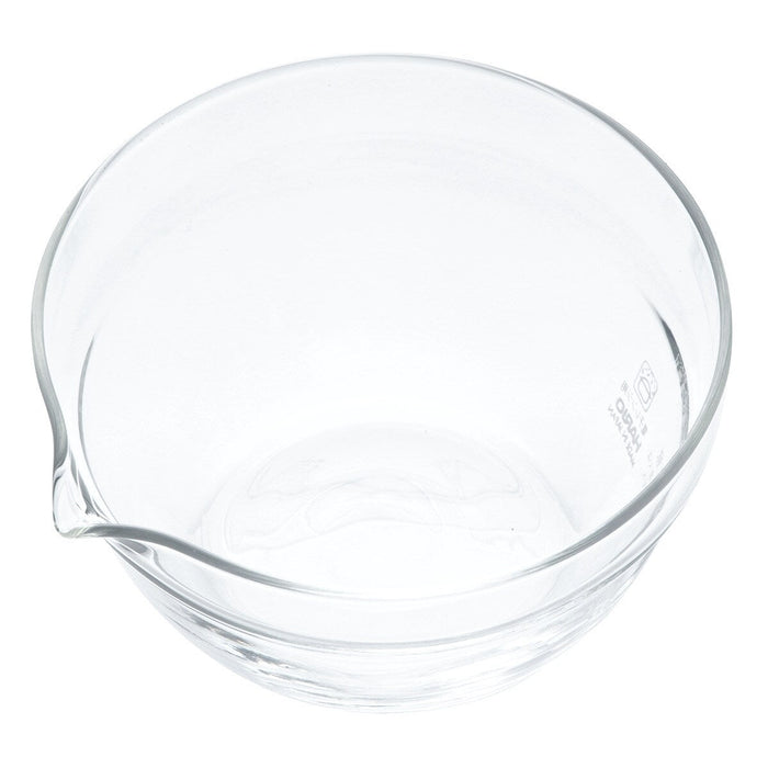 HEAT RESISTANT GLASS SINGLE SPOUT BOWL 200ML