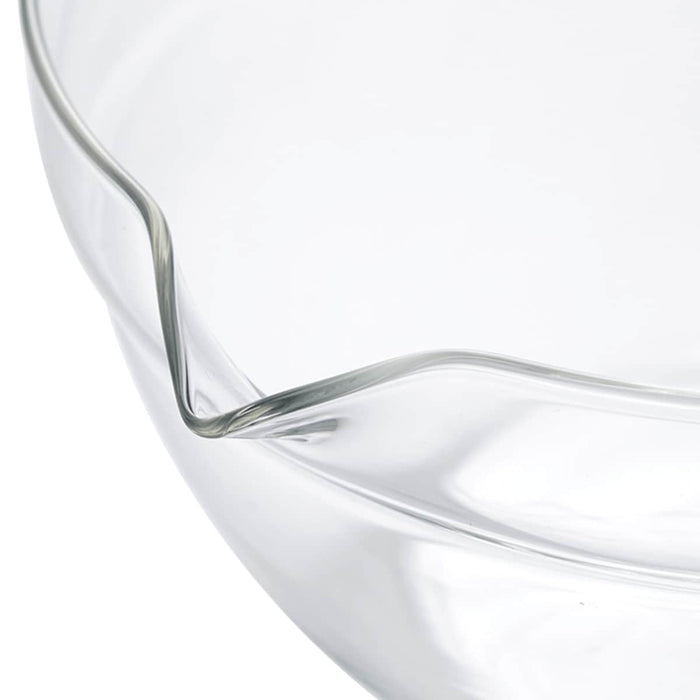HEAT RESISTANT GLASS SINGLE SPOUT BOWL 200ML
