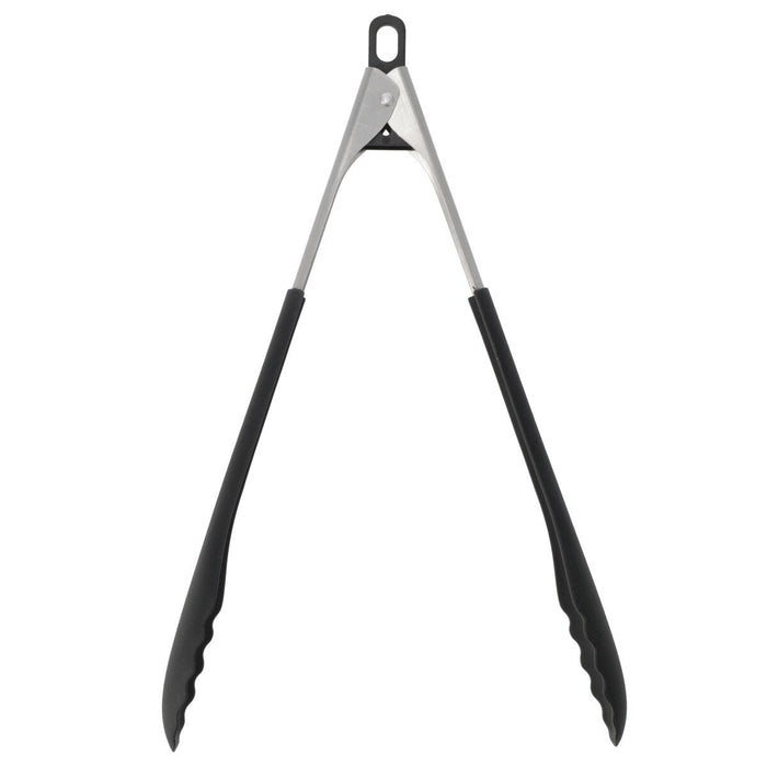 SILICONE STAINLESS TONG L KT03