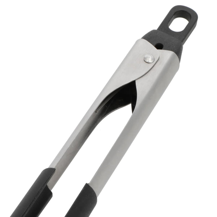 SILICONE STAINLESS TONG L KT03