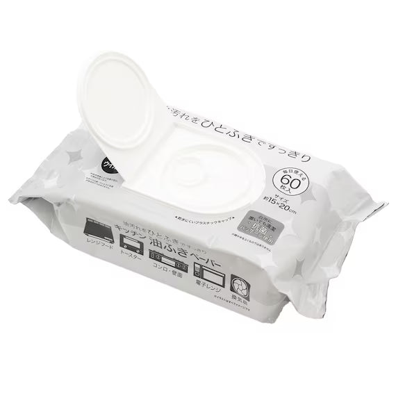 KITCHEN OIL WIPE PAPER 60P