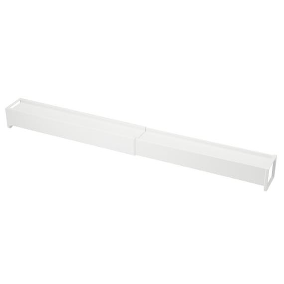 Extendable Drain Cover with Shelf Flat WH