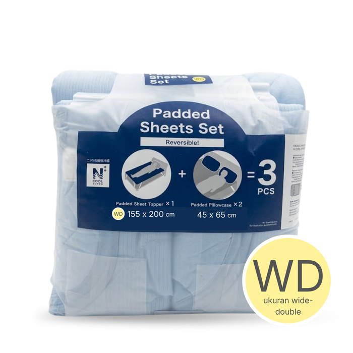 MATTRESS TOPPER SET N COOL SP WD BL S2402