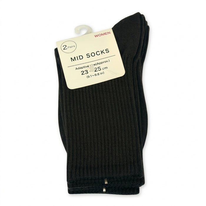 WOMEN SOCKS GL MID BK