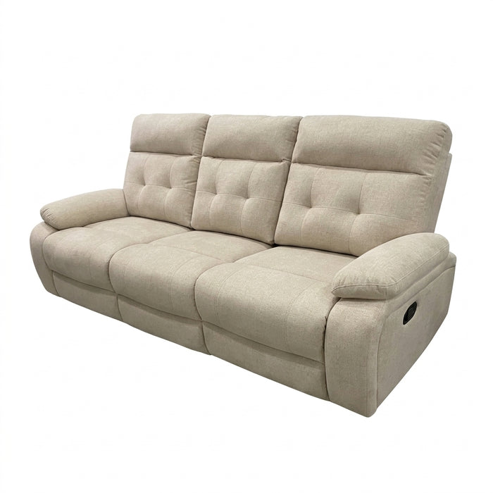 3S RECLINER MD1248 CREAMY