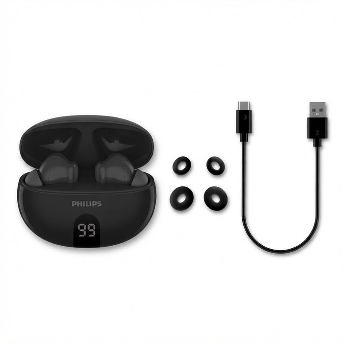 PHILIPS TAT TRUE WIRELESS EARPHONES 3559BK
