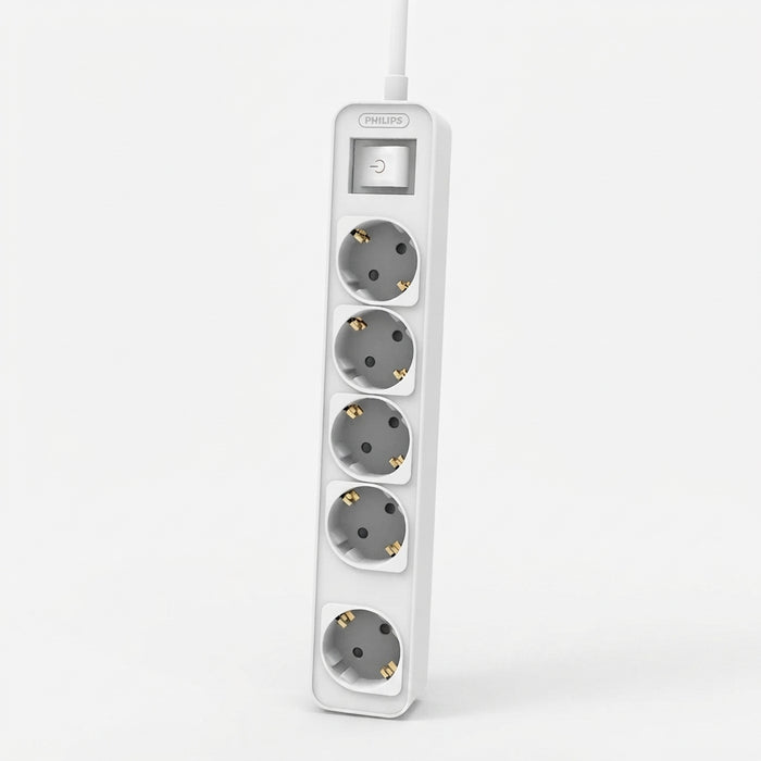 PHILIPS POWERSTRIP CHP2154W 5 SOCKET 1.5M