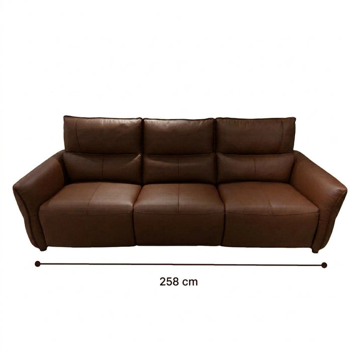 WIDE 3S RECLINER WOFT3 LE/BR WO AD
