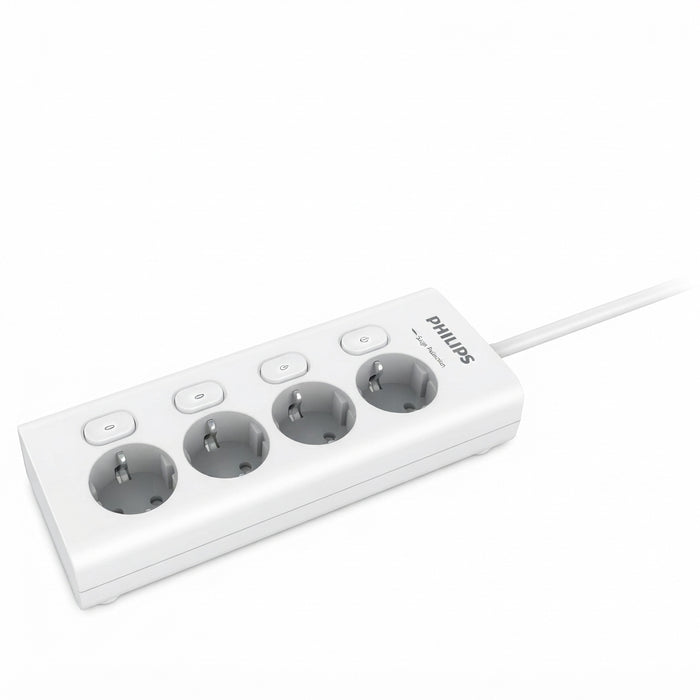 CHP6740WA 4 AC SOCKET, POWER CORD 2M WITH 2 ROUND