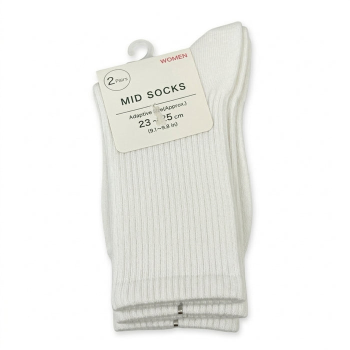 WOMEN SOCKS GL MID WH