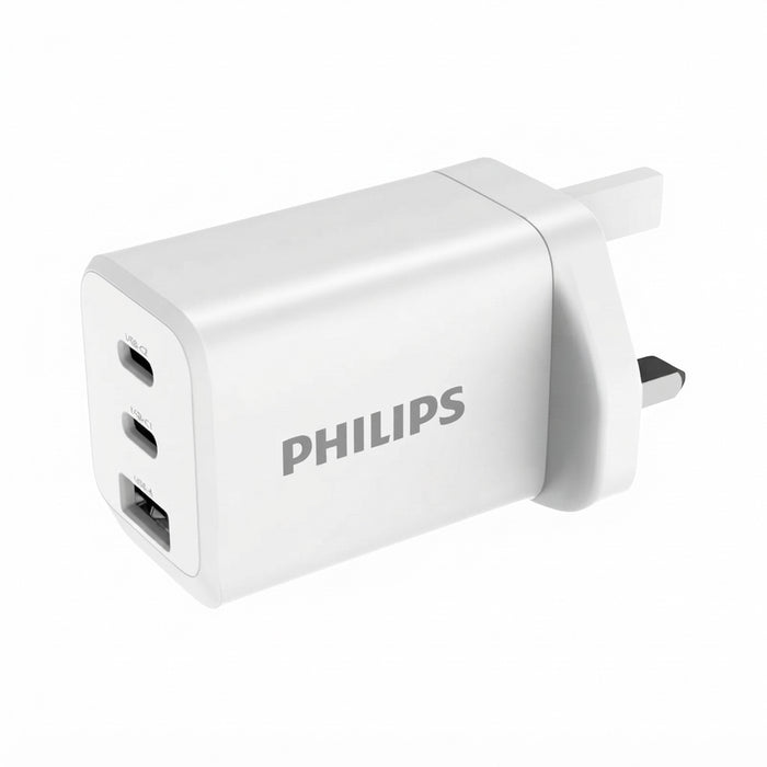 PHILIPS DLP6331CW 65W WALL CHARGER 2 ROUND