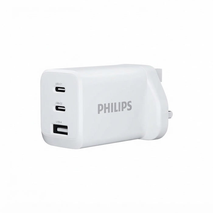 PHILIPS DLP6331CW 65W WALL CHARGER 2 ROUND